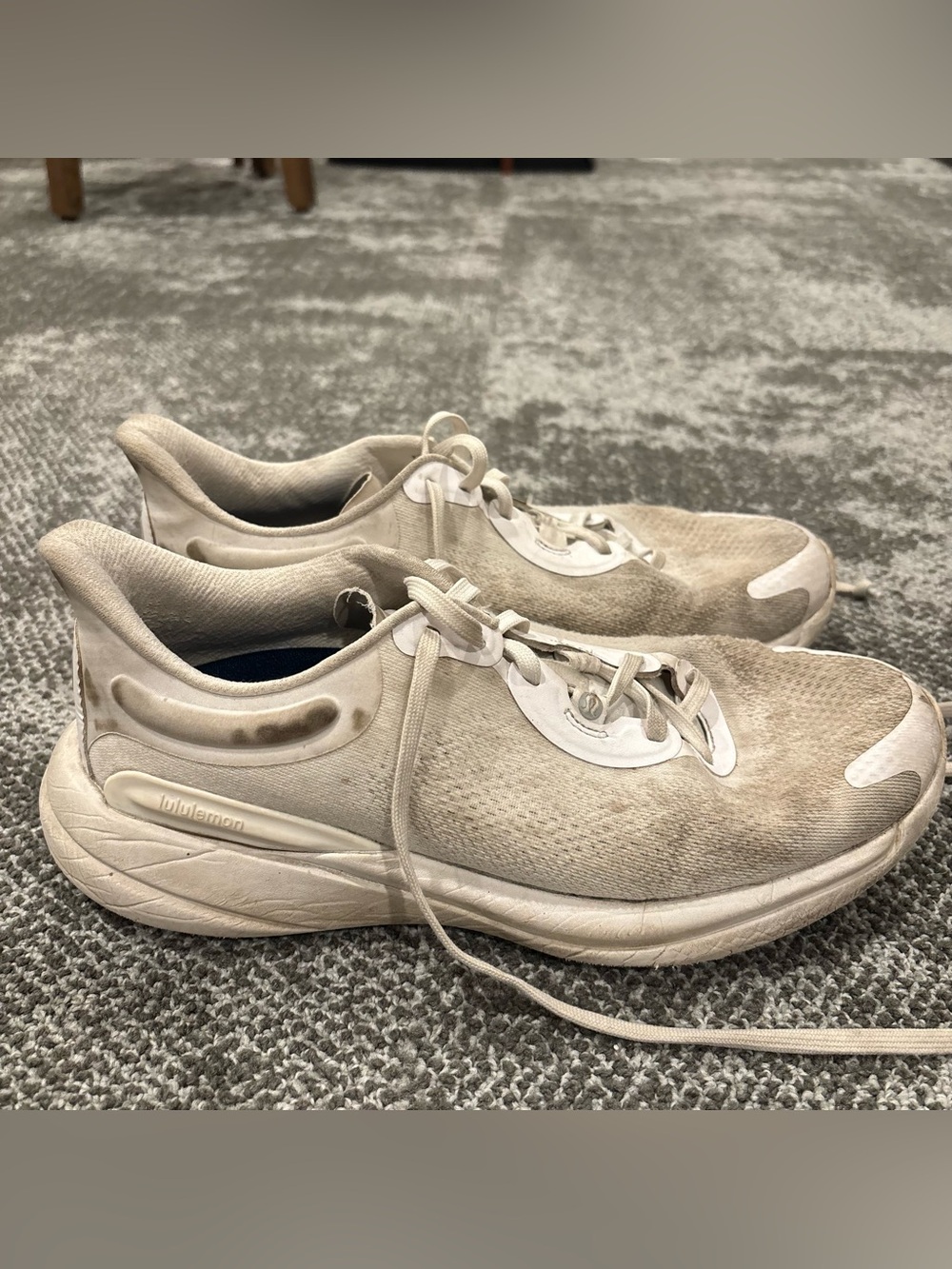 Lululemon Chargefeel Workout Low 2 White Athletic Shoes Womens U.S. 9
